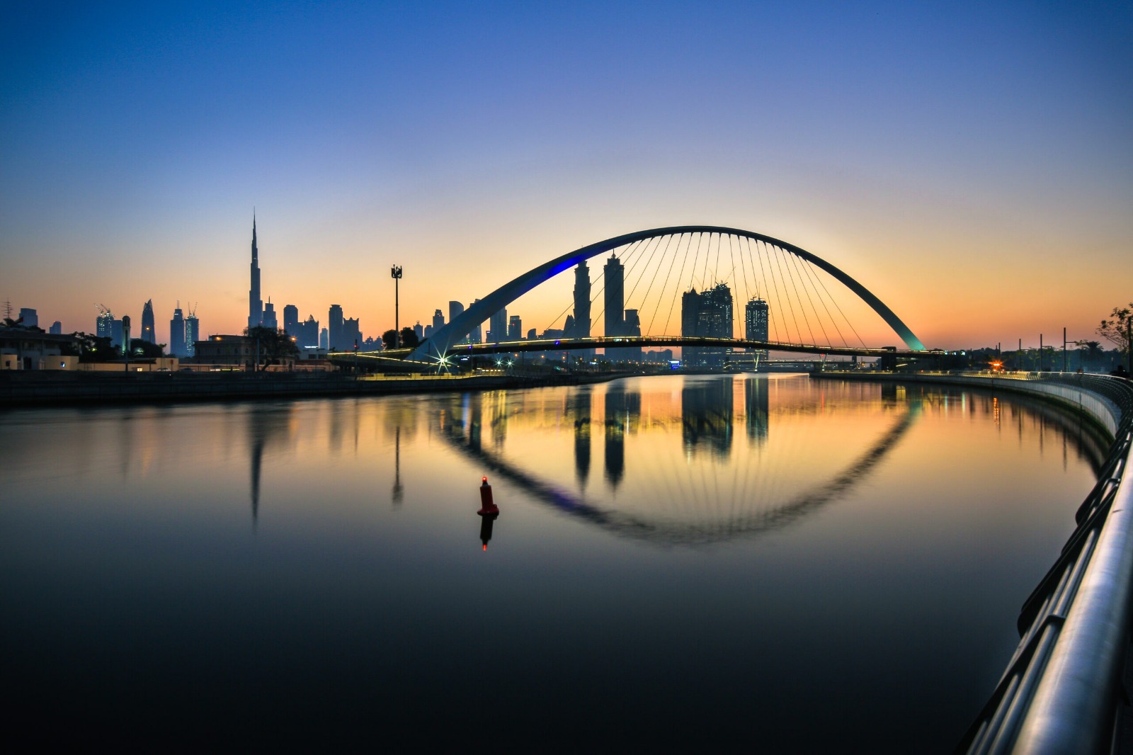 Dubai Water Canal — Dubai landmark near Bureau Lamar and Business Bay